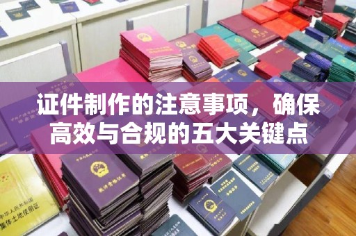 图们证件制作的注意事项，确保高效与合规的五大关键点
