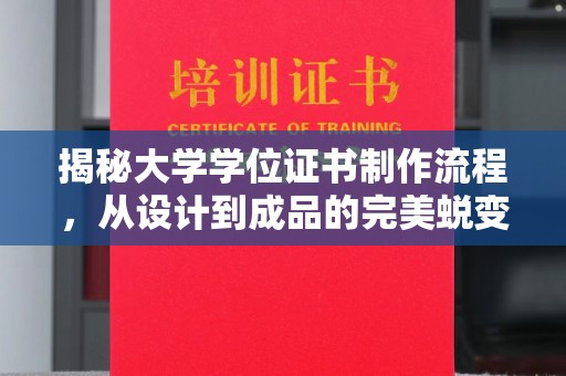 图们揭秘大学学位证书制作流程，从设计到成品的完美蜕变